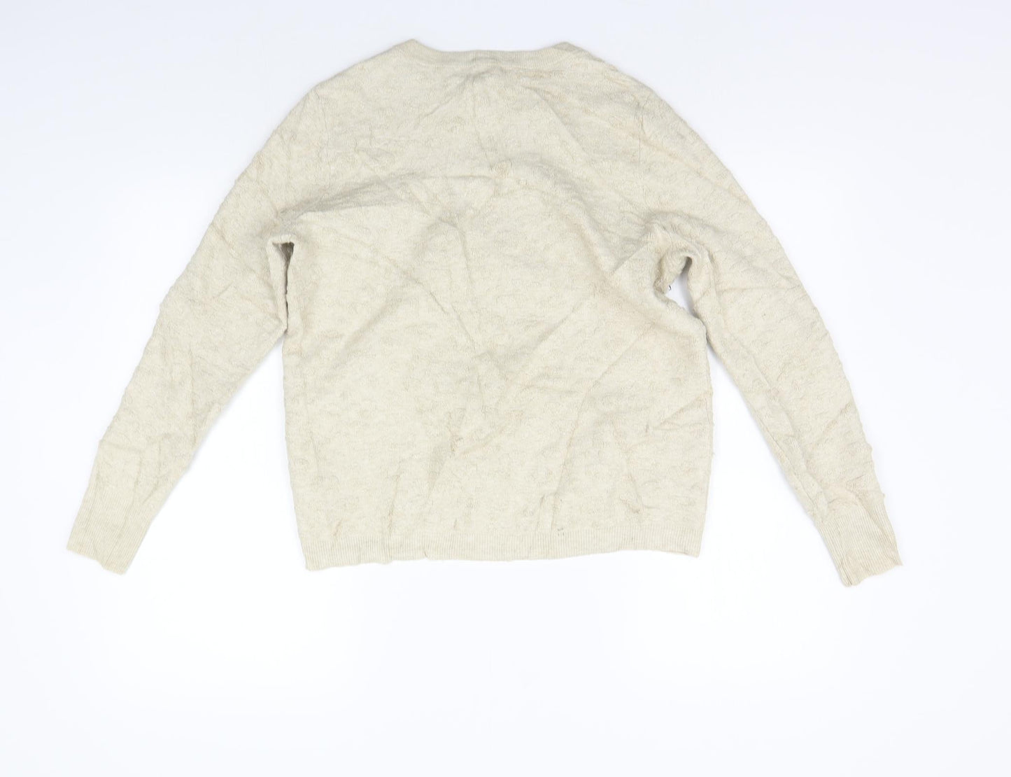 Oasis Womens Beige   Pullover Jumper Size M