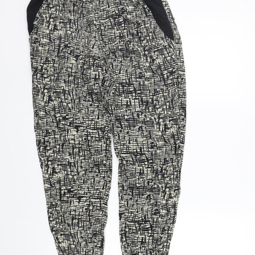 River Island Womens Beige Geometric  Jegging Trousers Size 8 L33 in