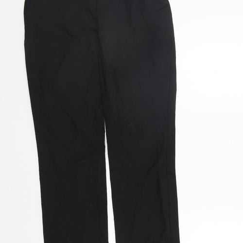 George Girls Black Ikat  Chino Trousers Size 12-13 Years