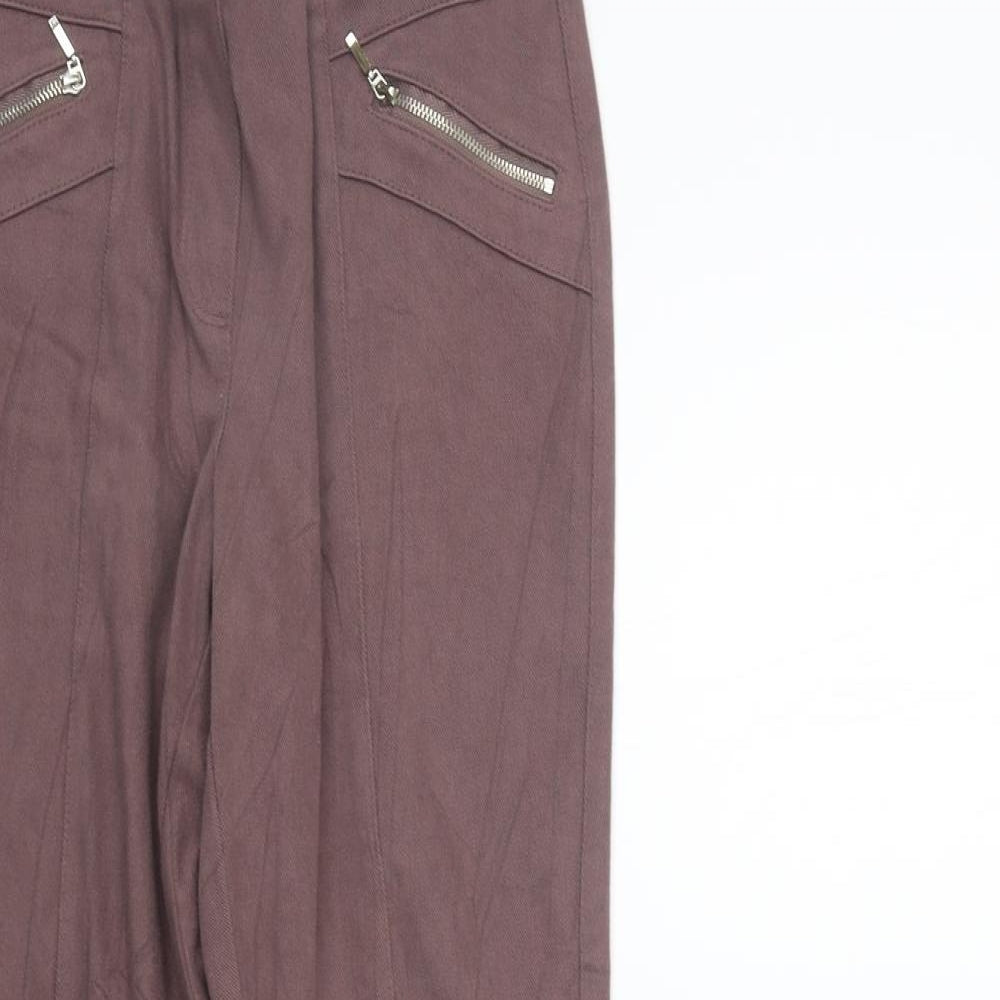 Preworn Womens Purple   Trousers  Size 12 L26 in