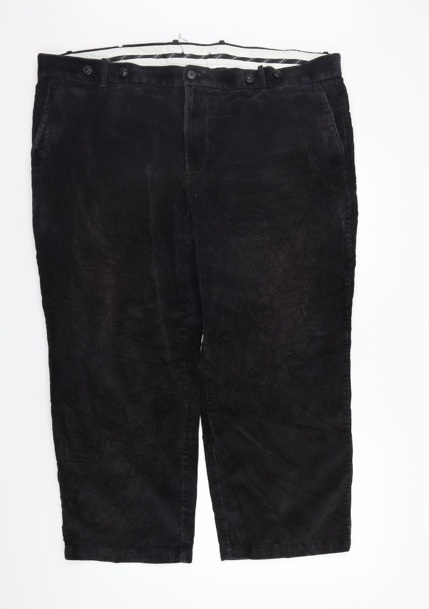 Marks and Spencer Mens Black   Trousers  Size 46 in L29 in