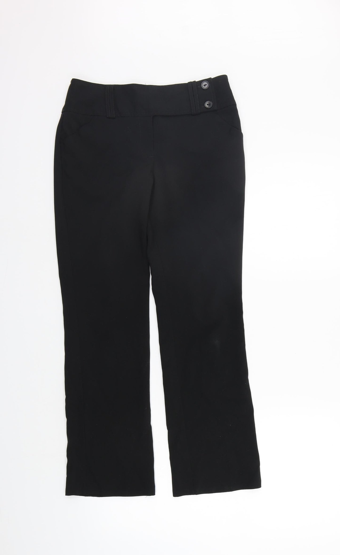 George Girls Black   Chino Trousers Size 11-12 Years
