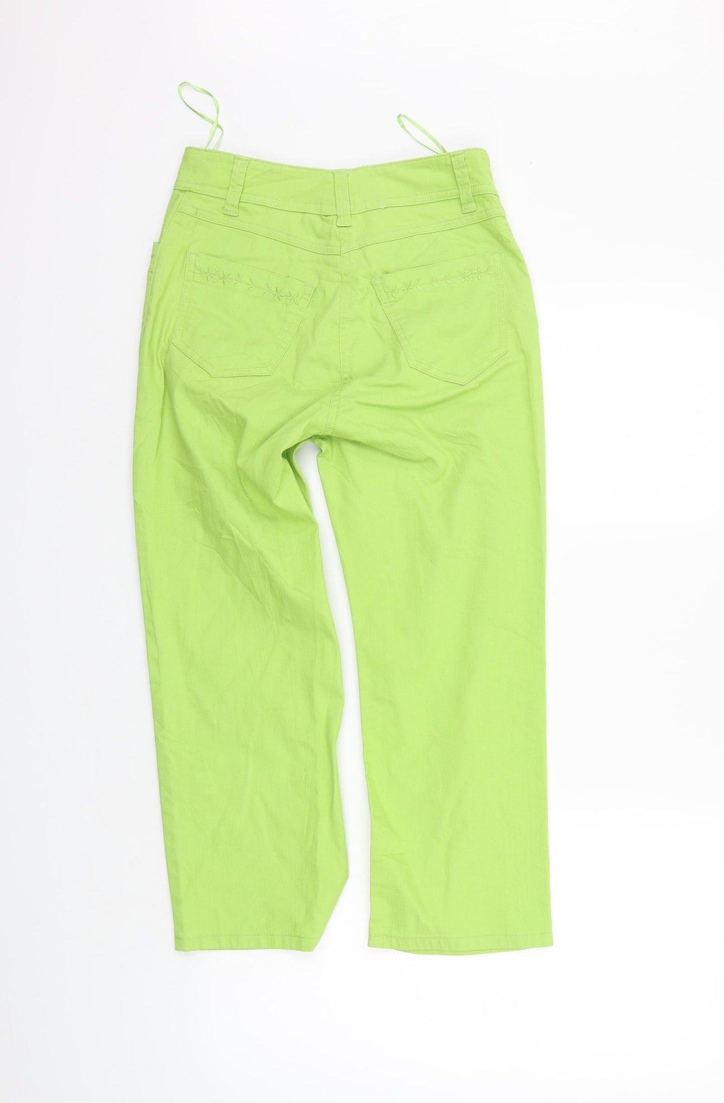 Per Una Womens Green   Sweatpants Trousers Size 8 L21 in