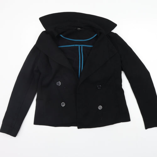 Next  Womens Black   Jacket Coat Size 10
