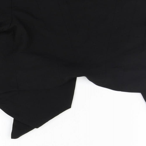 H&M Womens Black   Gilet Blazer Size 10