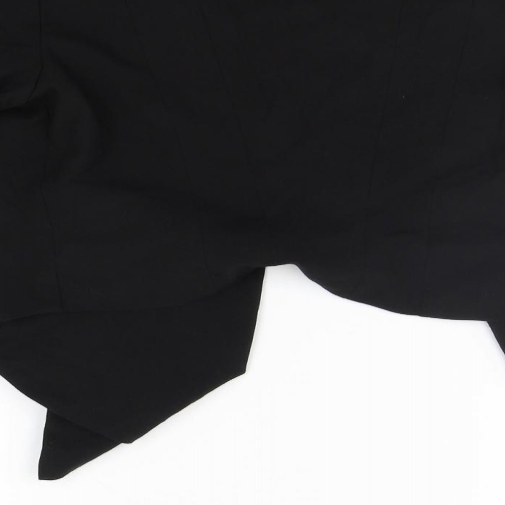 H&M Womens Black   Gilet Blazer Size 10