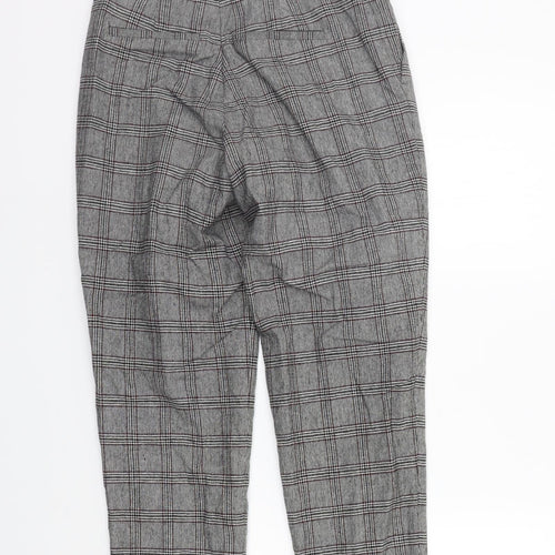 Baukjen Womens Grey Check  Trousers  Size 6 L26 in