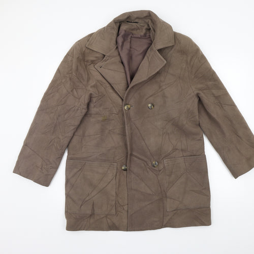 Finesse Womens Brown   Jacket Coat Size L  - washable mark