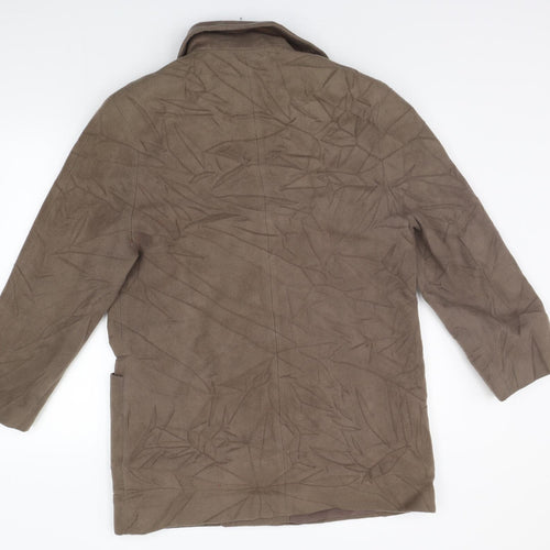 Finesse Womens Brown   Jacket Coat Size L  - washable mark