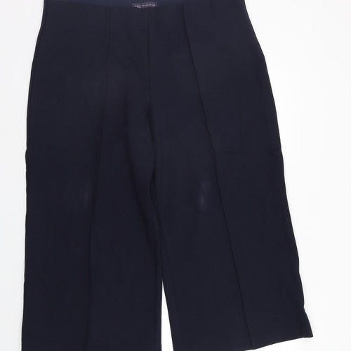 Marks and Spencer Womens Blue   Rain Trousers Trousers Size 20 L22 in - Elastic Waist Band