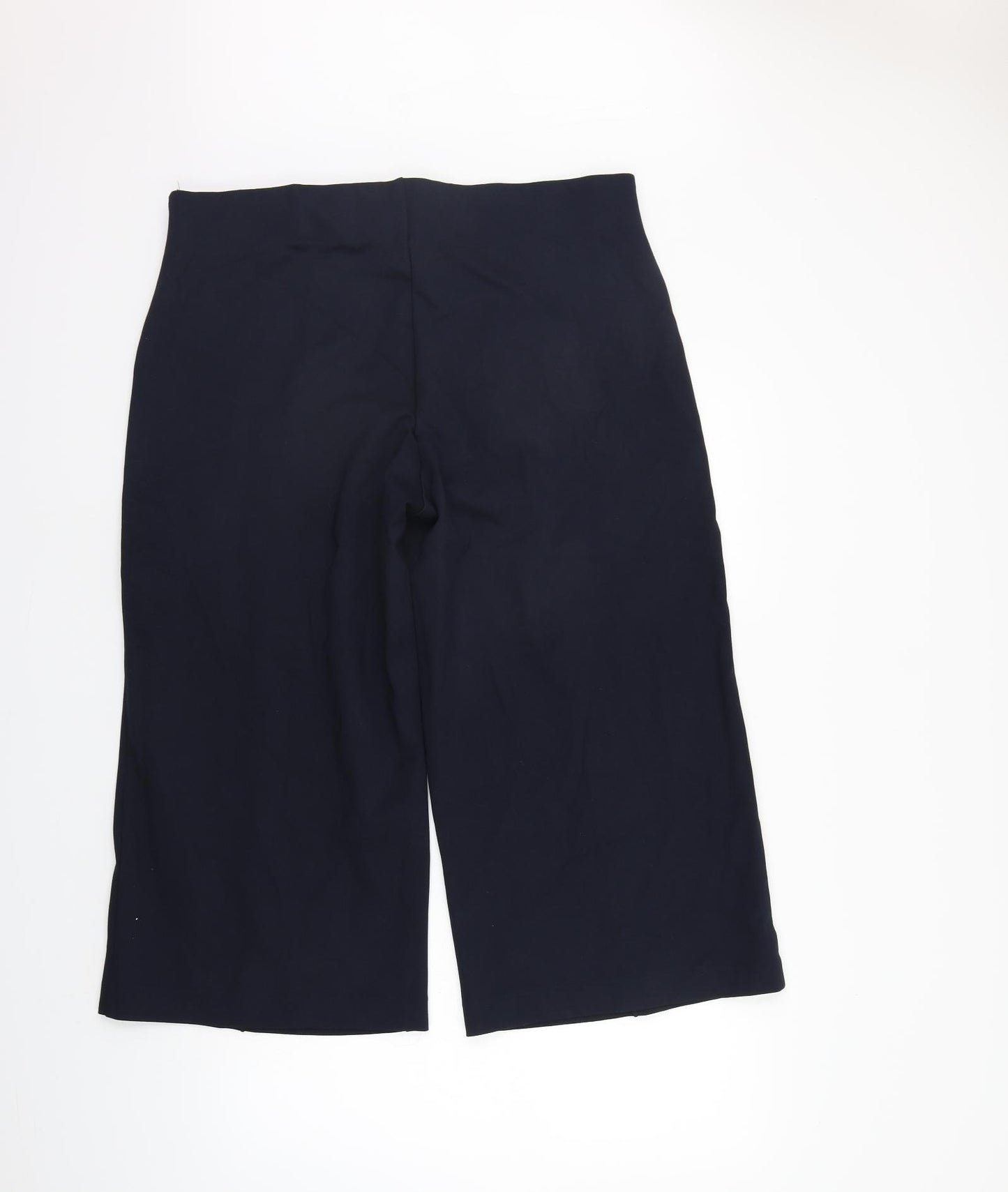Marks and Spencer Womens Blue   Rain Trousers Trousers Size 20 L22 in - Elastic Waist Band