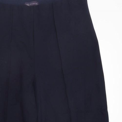 Marks and Spencer Womens Blue   Rain Trousers Trousers Size 20 L22 in - Elastic Waist Band