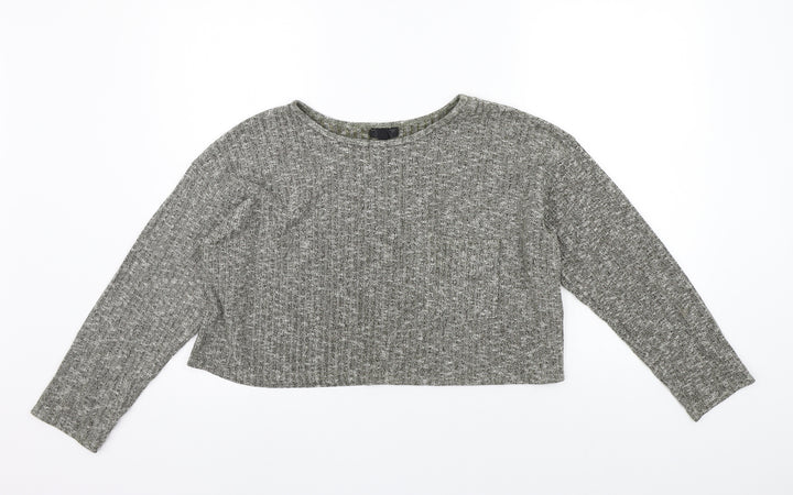 Topshop Womens Grey   Pullover Jumper Size 8