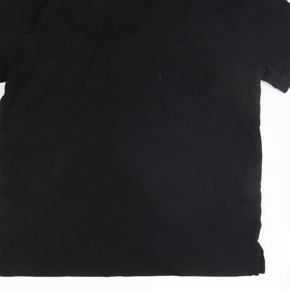 Ralph Lauren Mens Black    Polo Size L