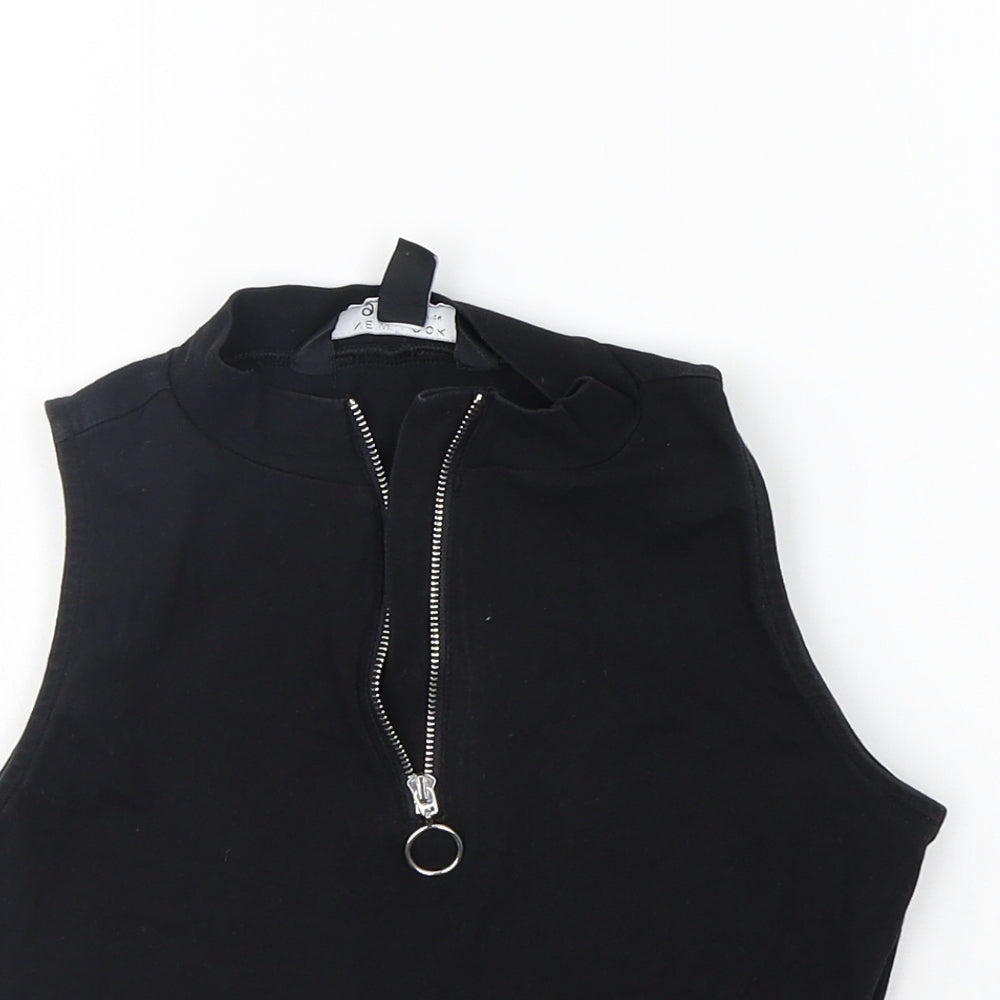 New Look Girls Black   Basic T-Shirt Size 10-11 Years