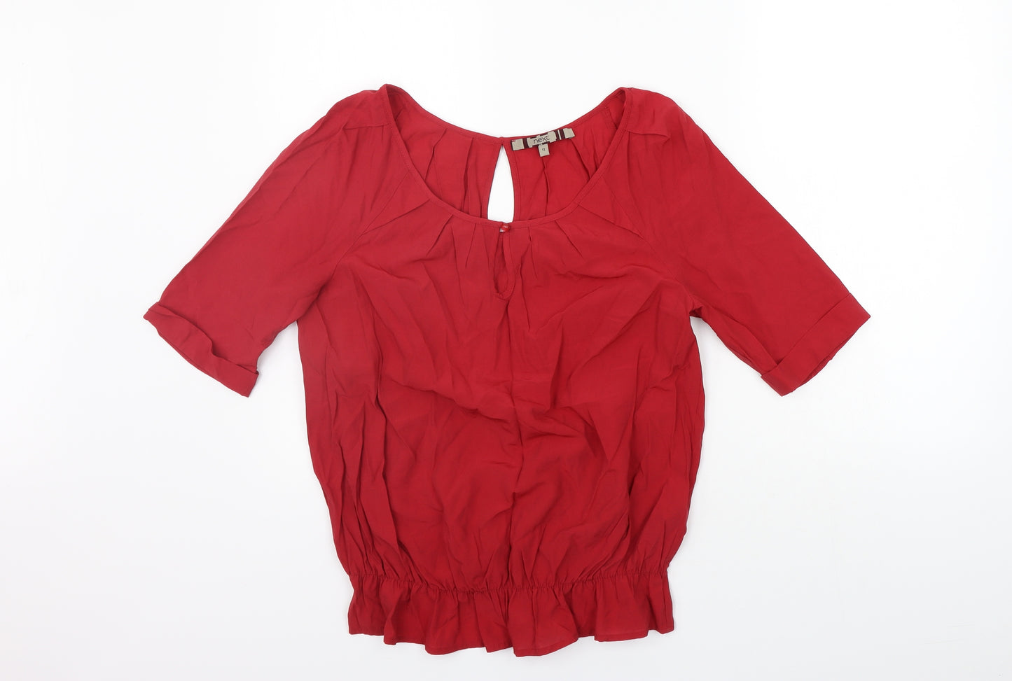 NEXT Womens Red   Basic Blouse Size 12