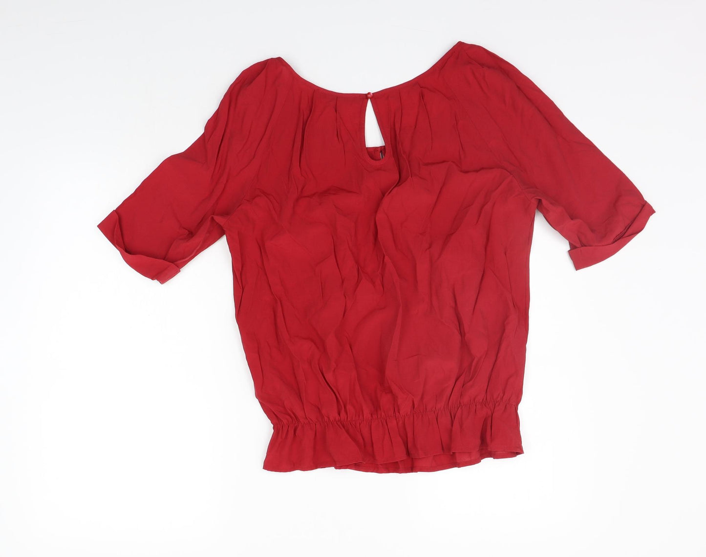 NEXT Womens Red   Basic Blouse Size 12