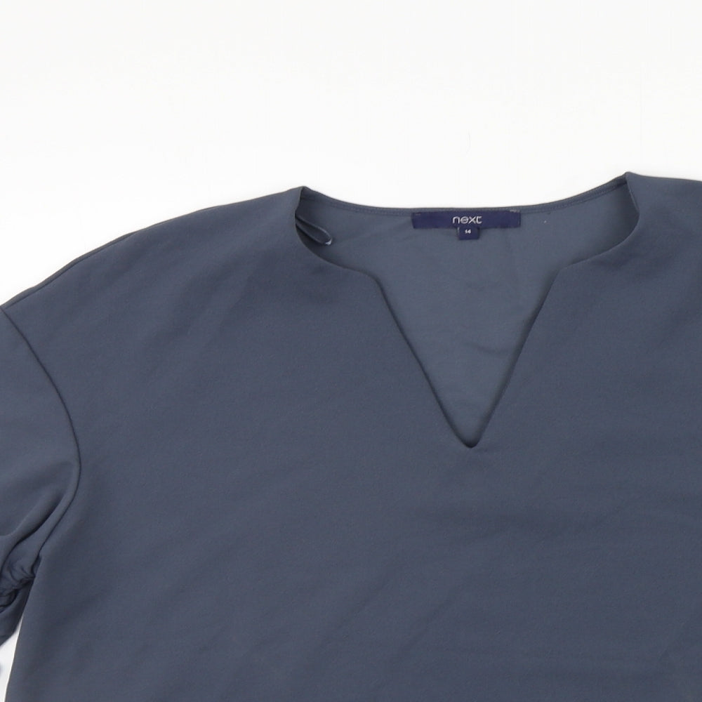 NEXT Womens Blue   Basic Blouse Size 14