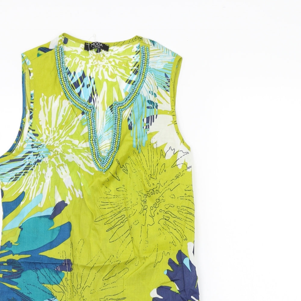 George Womens Yellow Floral    Size 12