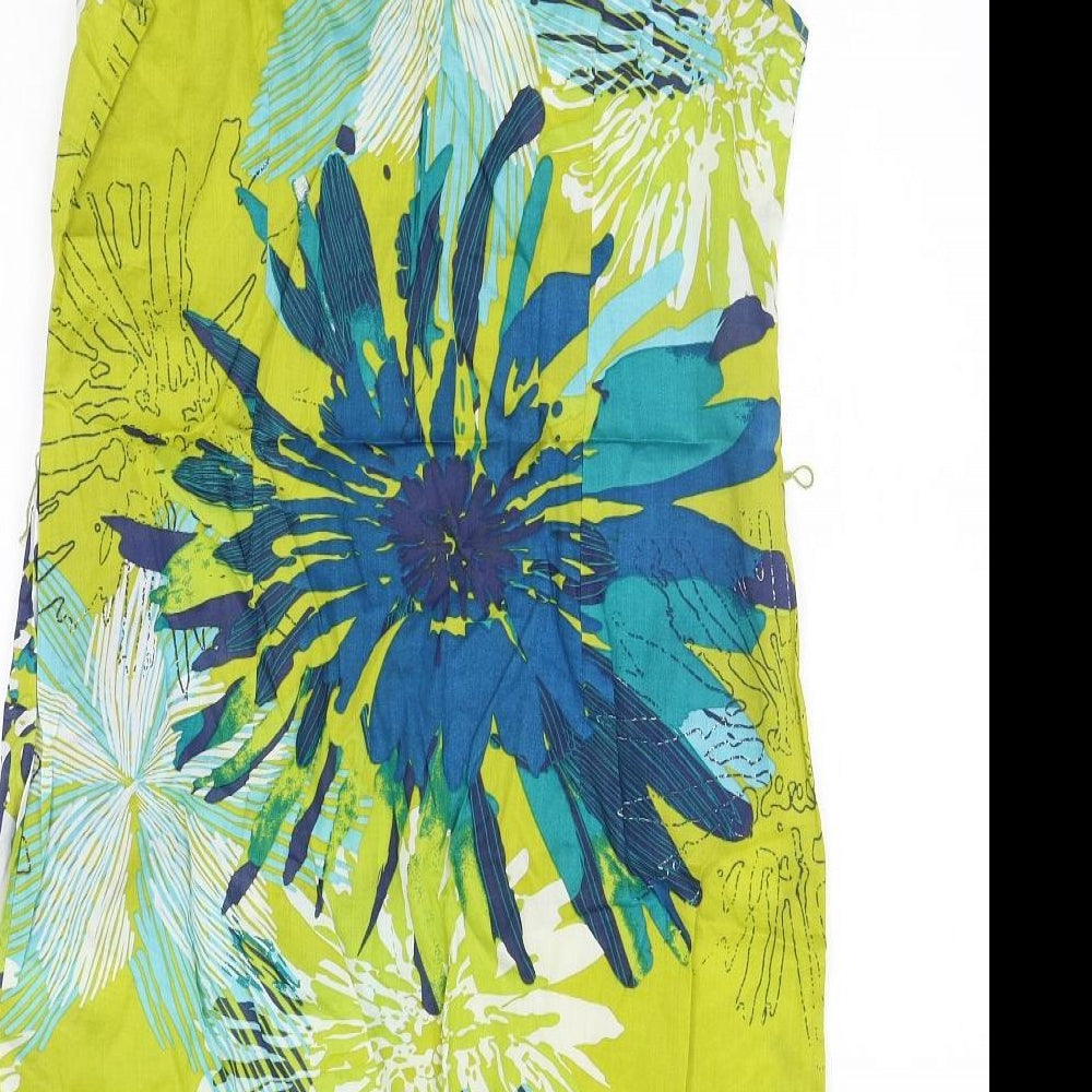 George Womens Yellow Floral    Size 12