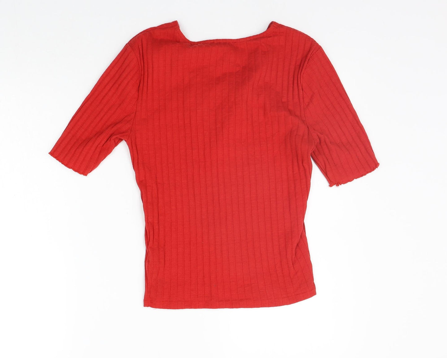 New Look Womens Red   Basic T-Shirt Size 12  - tall