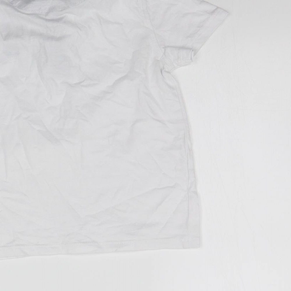 Primark Boys White   Basic Polo Size 4-5 Years