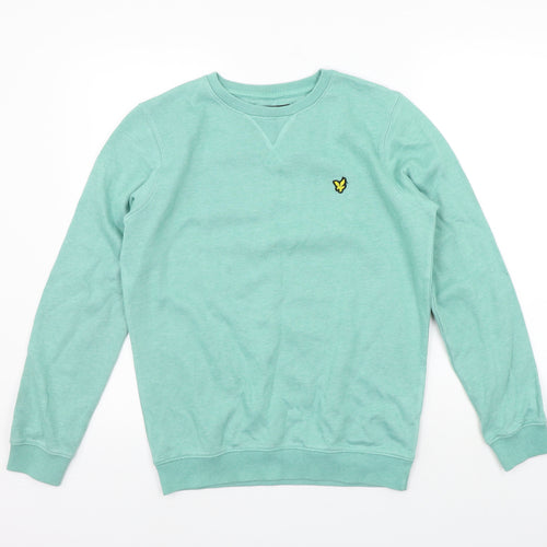 Lyle & Scott Boys Gold   Pullover Jumper Size 14-15 Years