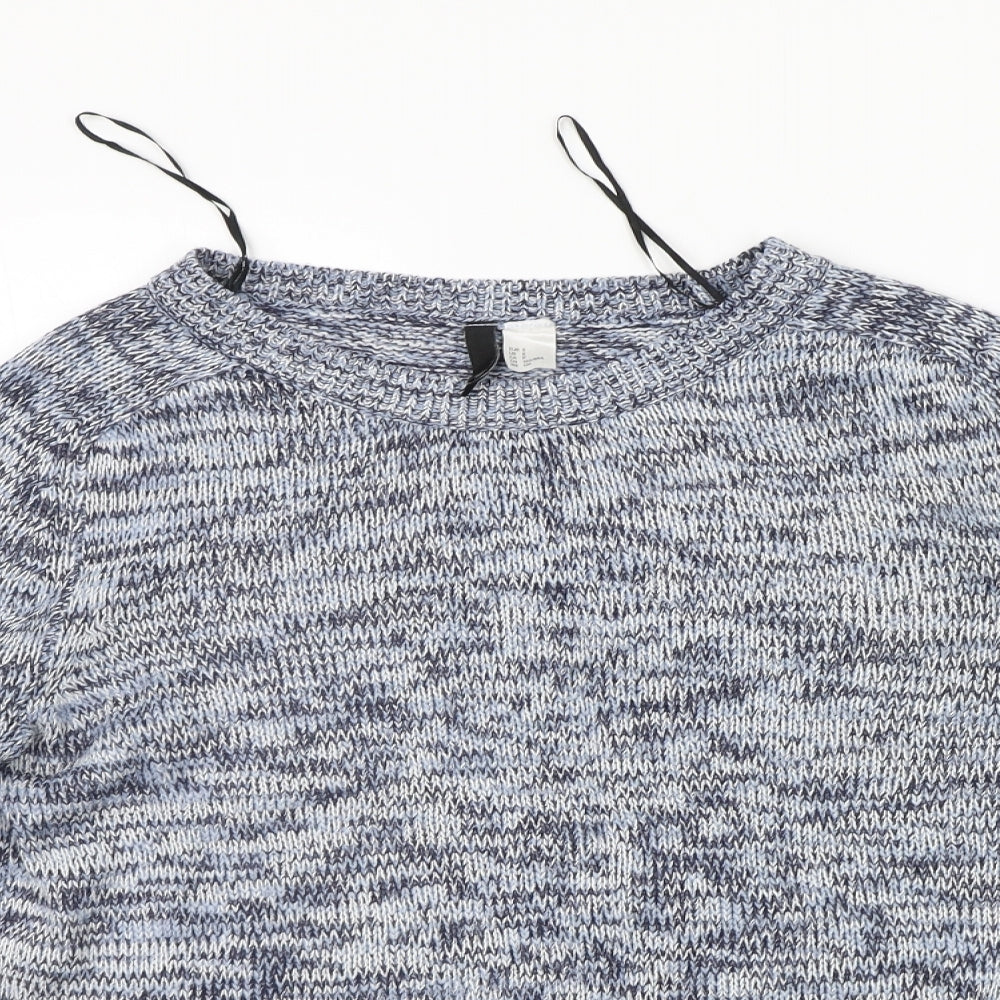 Divided Womens Blue   Pullover Jumper Size S