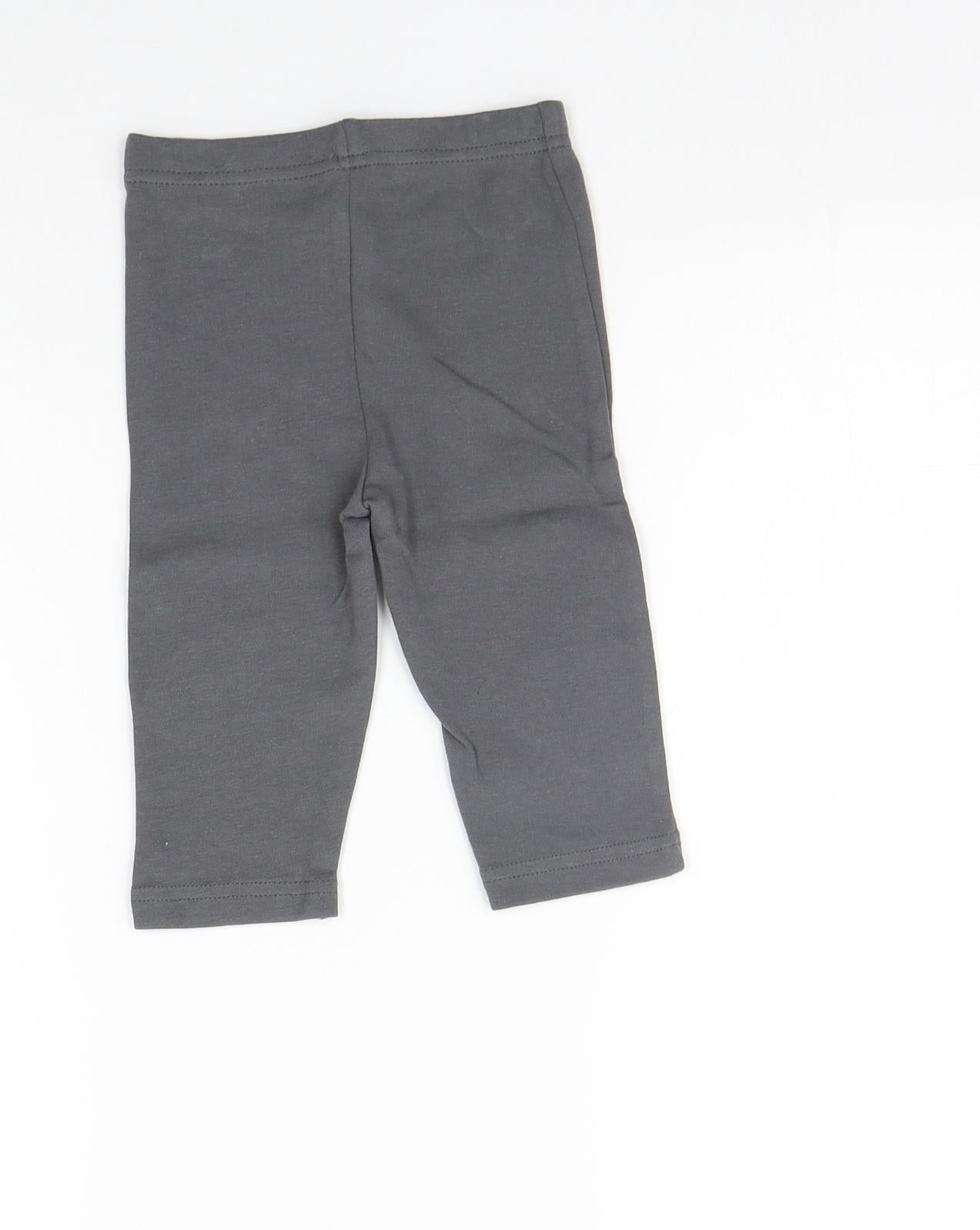 sterling baby  Girls Grey   Jogger Leggings Size 9 Months