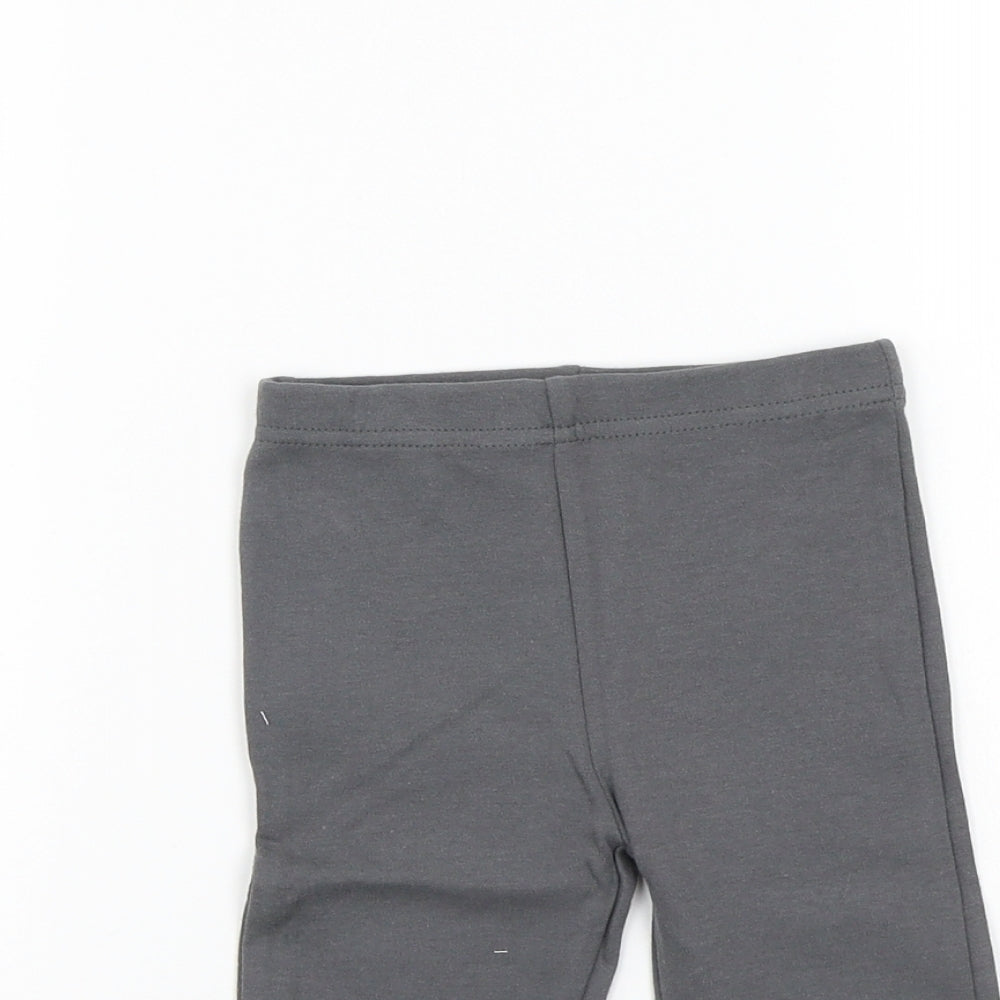 sterling baby  Girls Grey   Jogger Leggings Size 9 Months