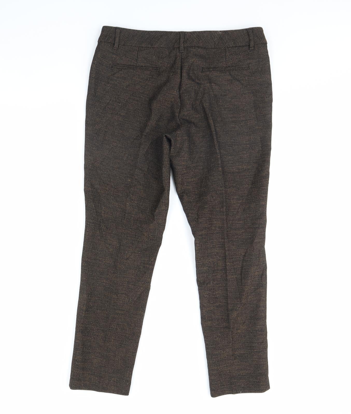 NEXT Womens Brown   Trousers  Size 12 L30 in