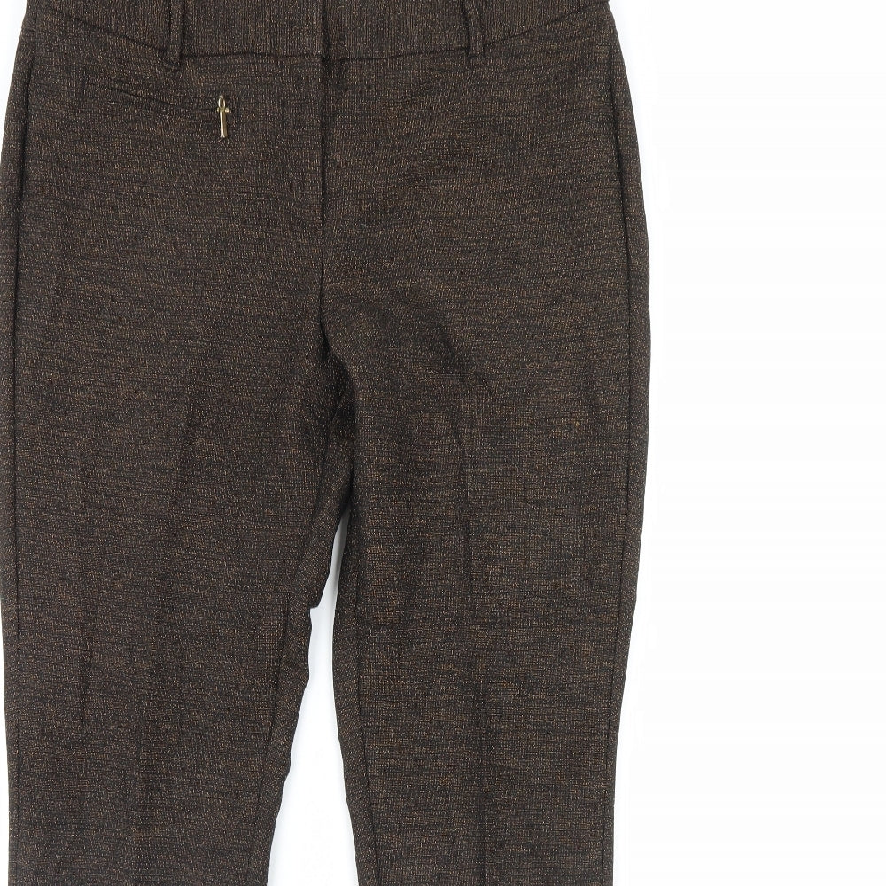 NEXT Womens Brown   Trousers  Size 12 L30 in