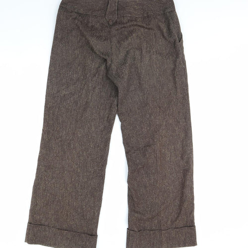 George Womens Brown   Trousers  Size 12 L30 in