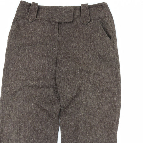 George Womens Brown   Trousers  Size 12 L30 in