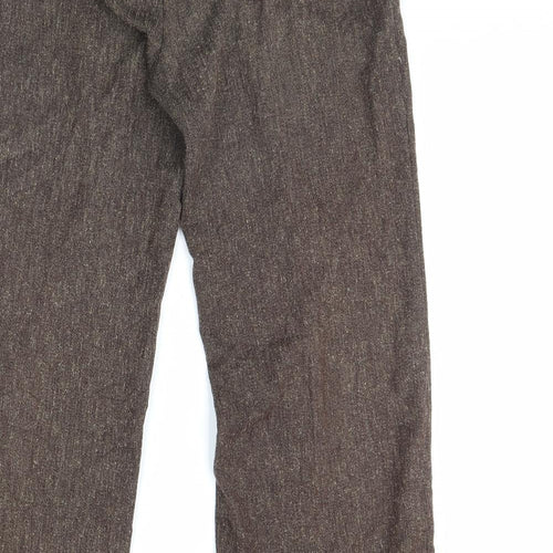 George Womens Brown   Trousers  Size 12 L30 in