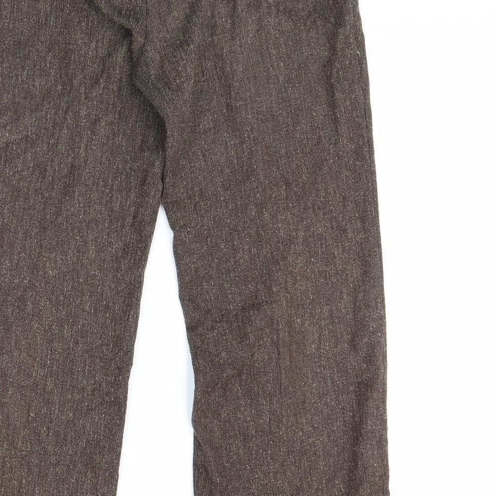 George Womens Brown   Trousers  Size 12 L30 in