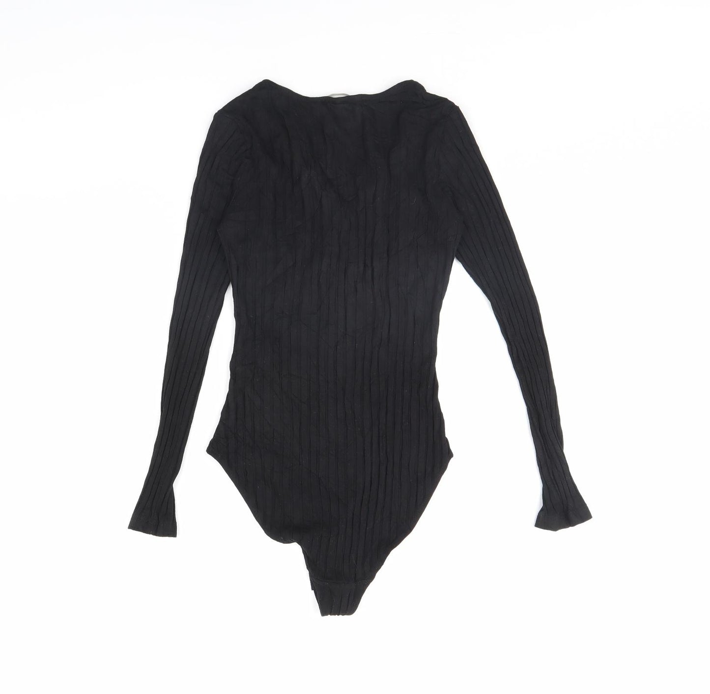 H&M Womens Black   Bodysuit One-Piece Size S
