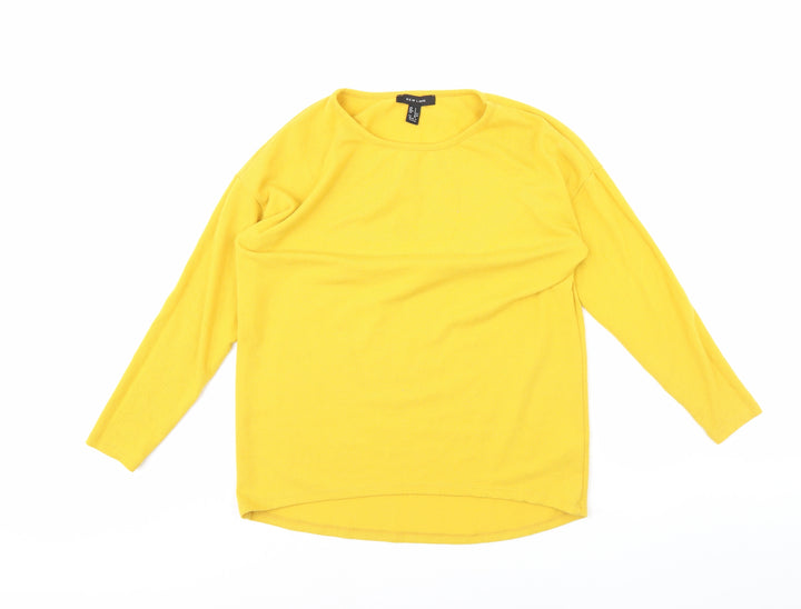 New Look Womens Yellow Pullover Jumper Size S