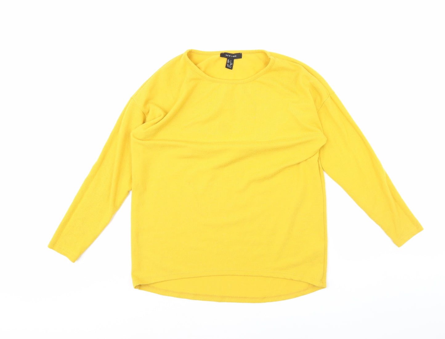 New Look Womens Yellow   Pullover Jumper Size S