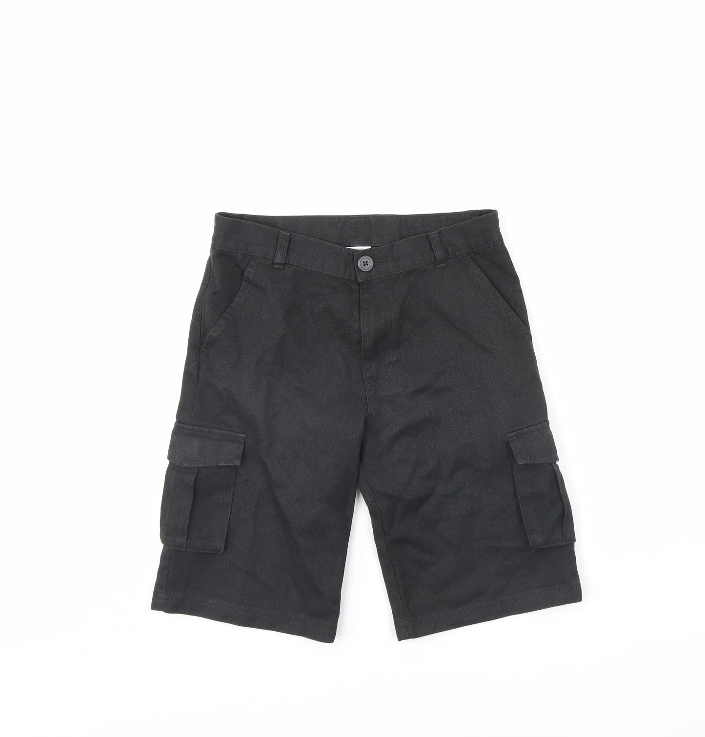 George Boys Black   Utility Shorts Size 9 Years
