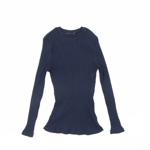 M&S Womens Blue   Pullover Jumper Size 8
