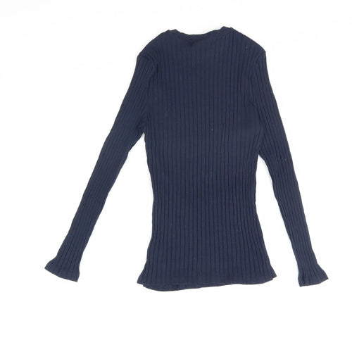 M&S Womens Blue   Pullover Jumper Size 8
