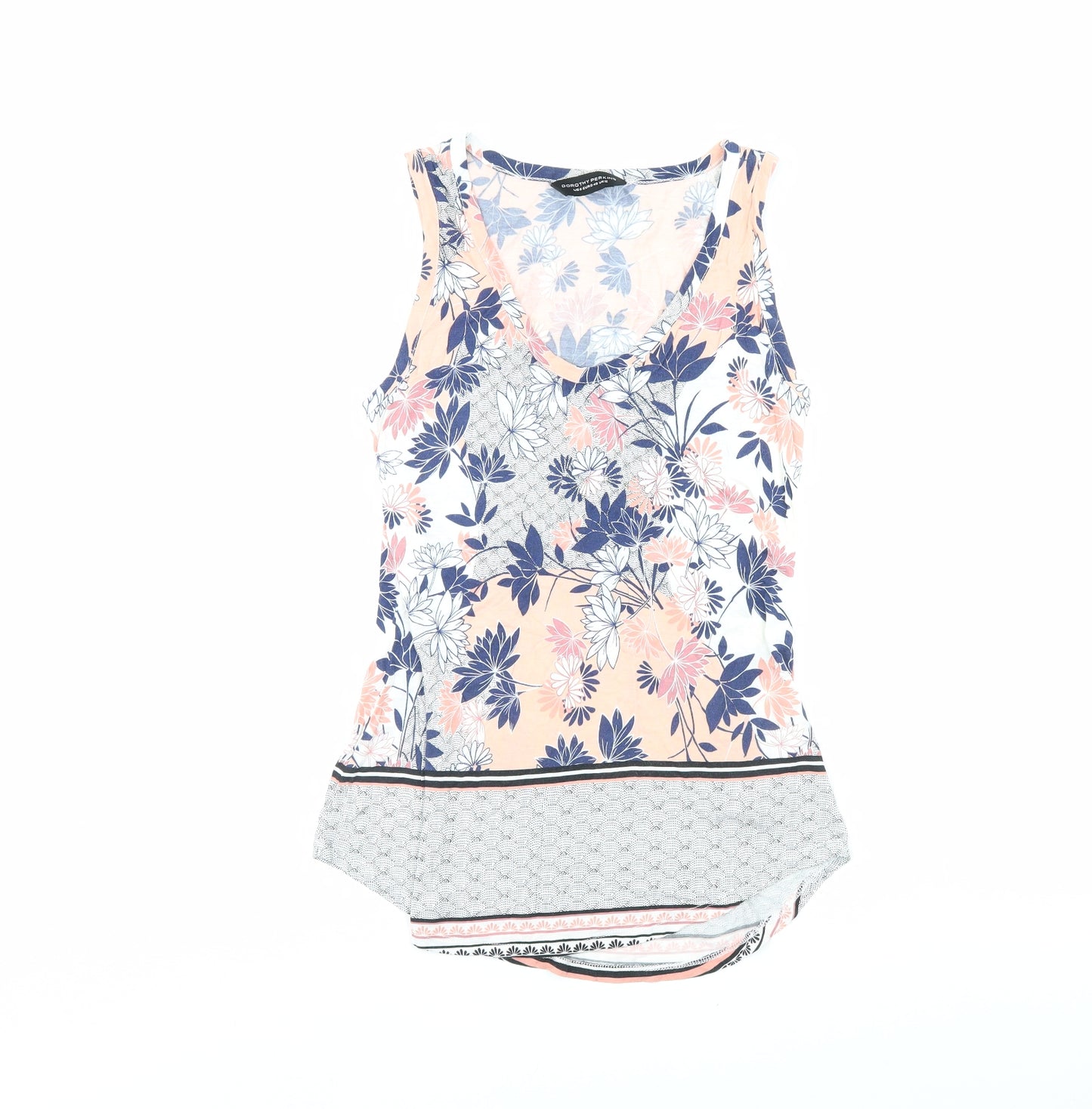 Dorothy Perkins Womens Beige Floral  Basic Tank Size 12