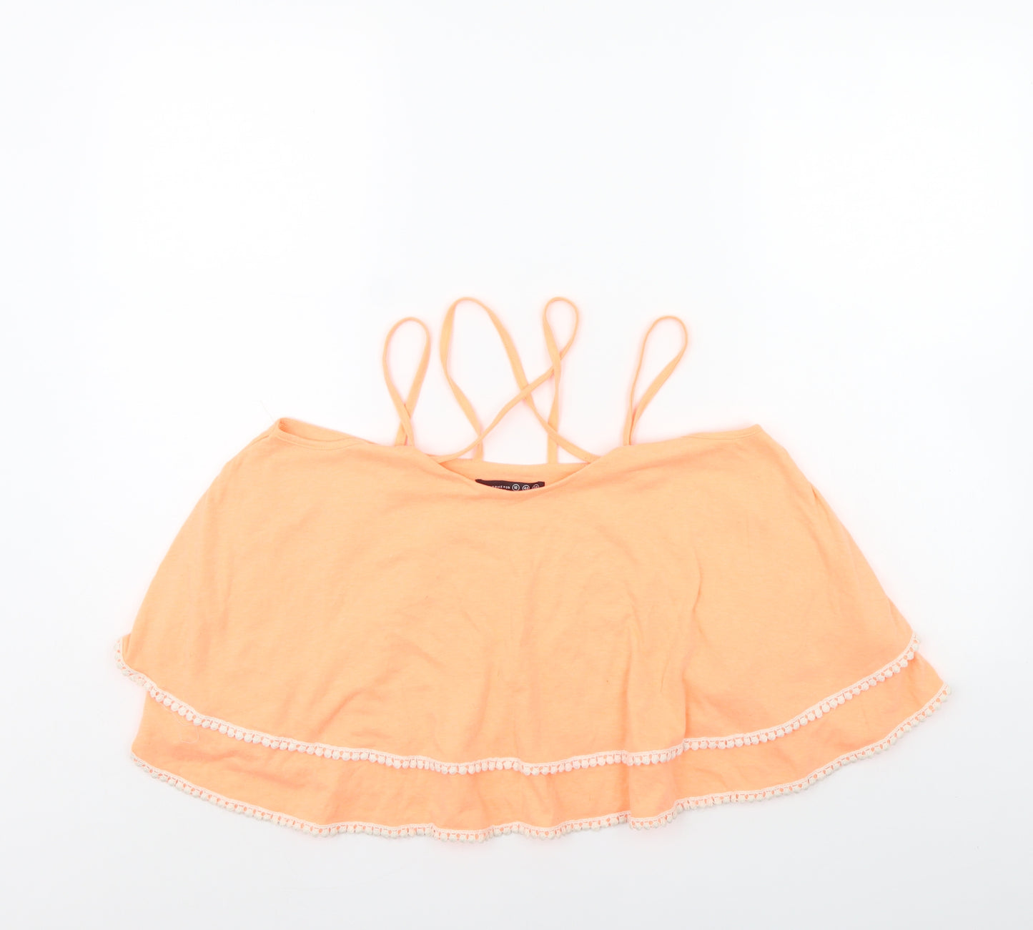 Atmosphere Womens Orange   Cropped Tank Size 12