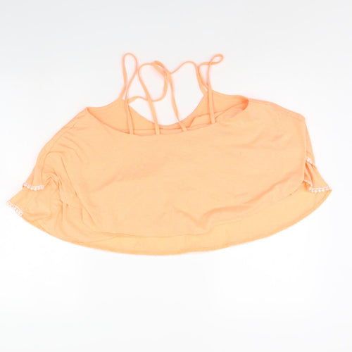 Atmosphere Womens Orange   Cropped Tank Size 12