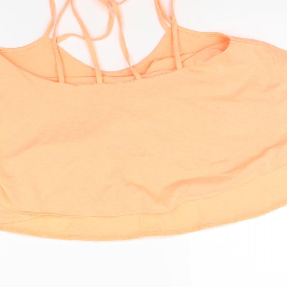 Atmosphere Womens Orange   Cropped Tank Size 12