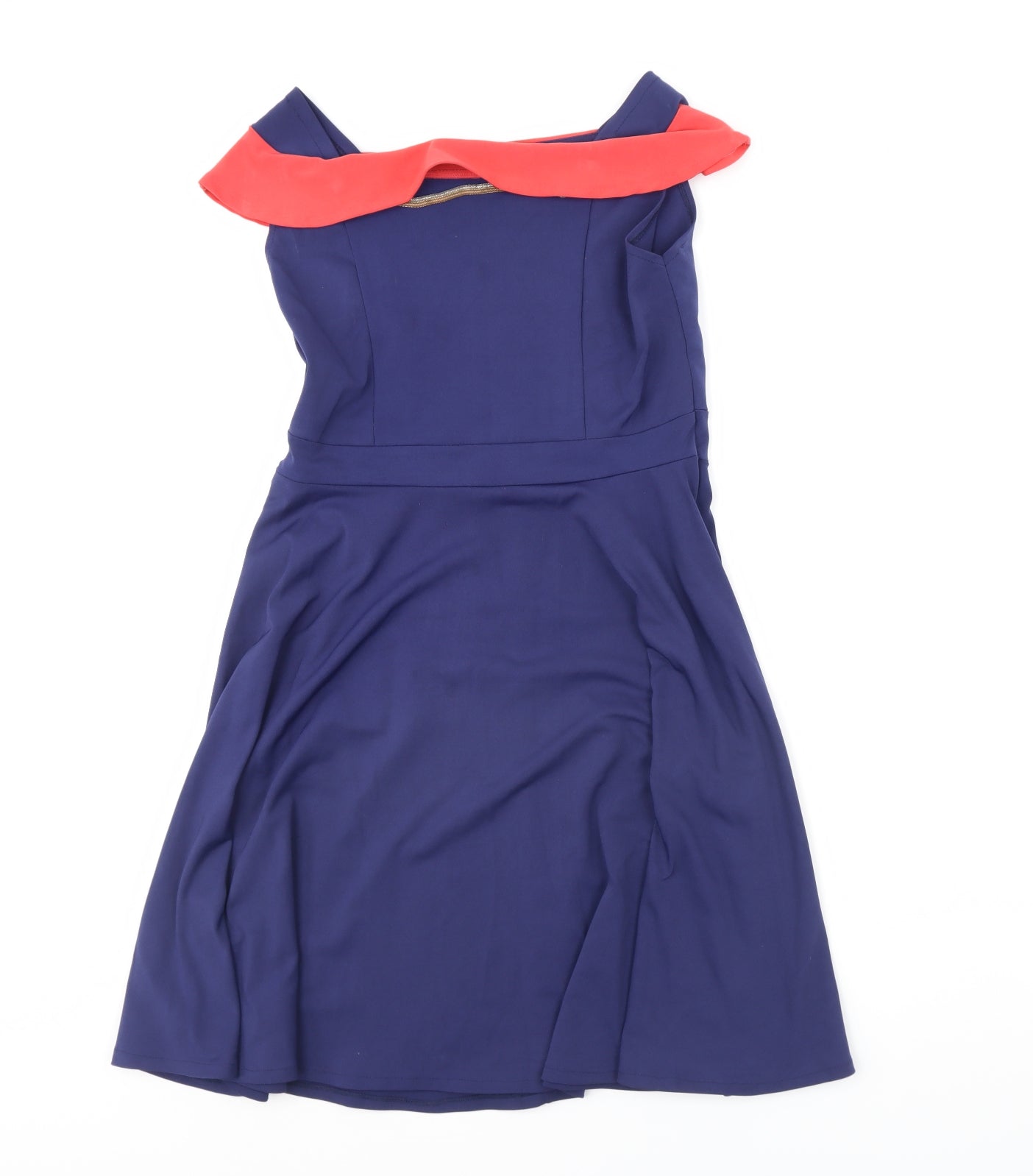 Preworn Womens Blue   Fit & Flare  Size 18