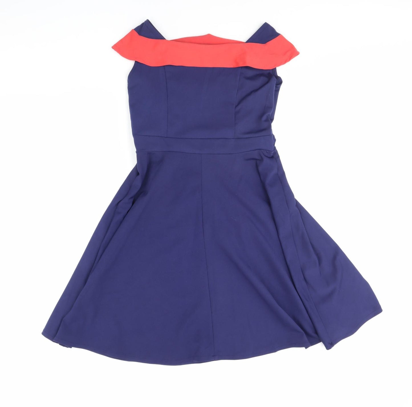 Preworn Womens Blue   Fit & Flare  Size 18