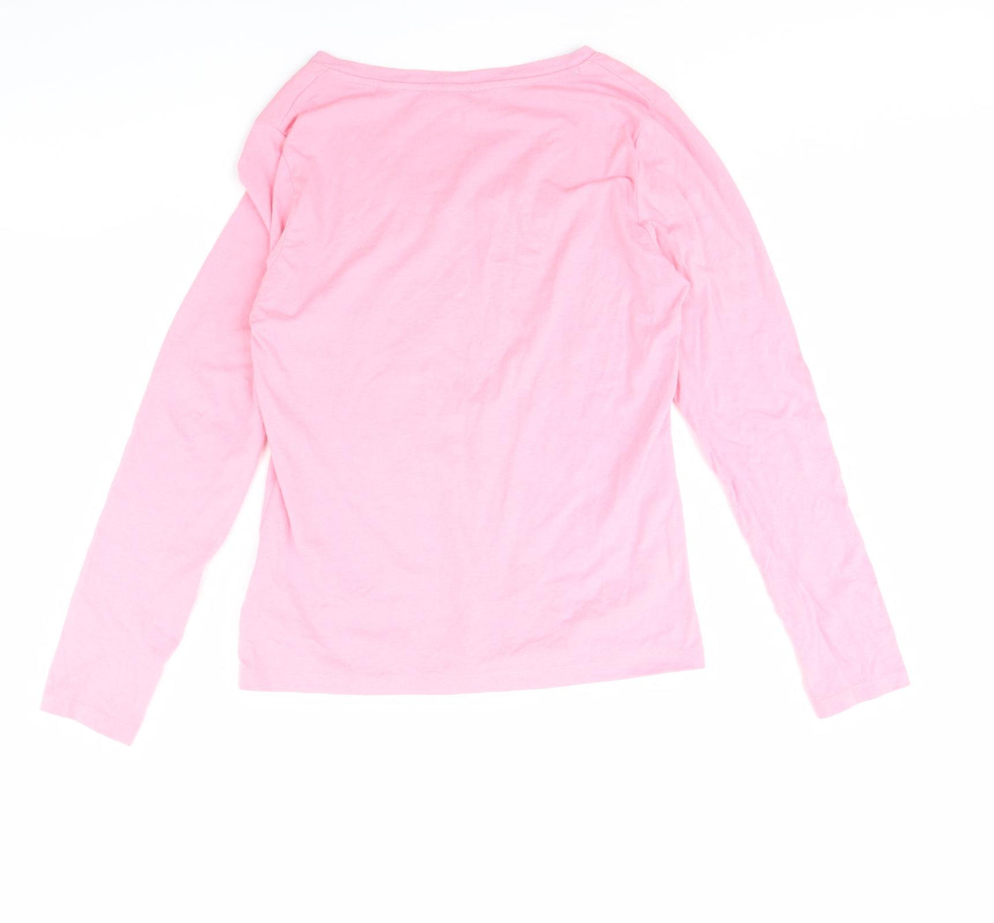 Jack Wills Womens Pink   Basic T-Shirt Size 12