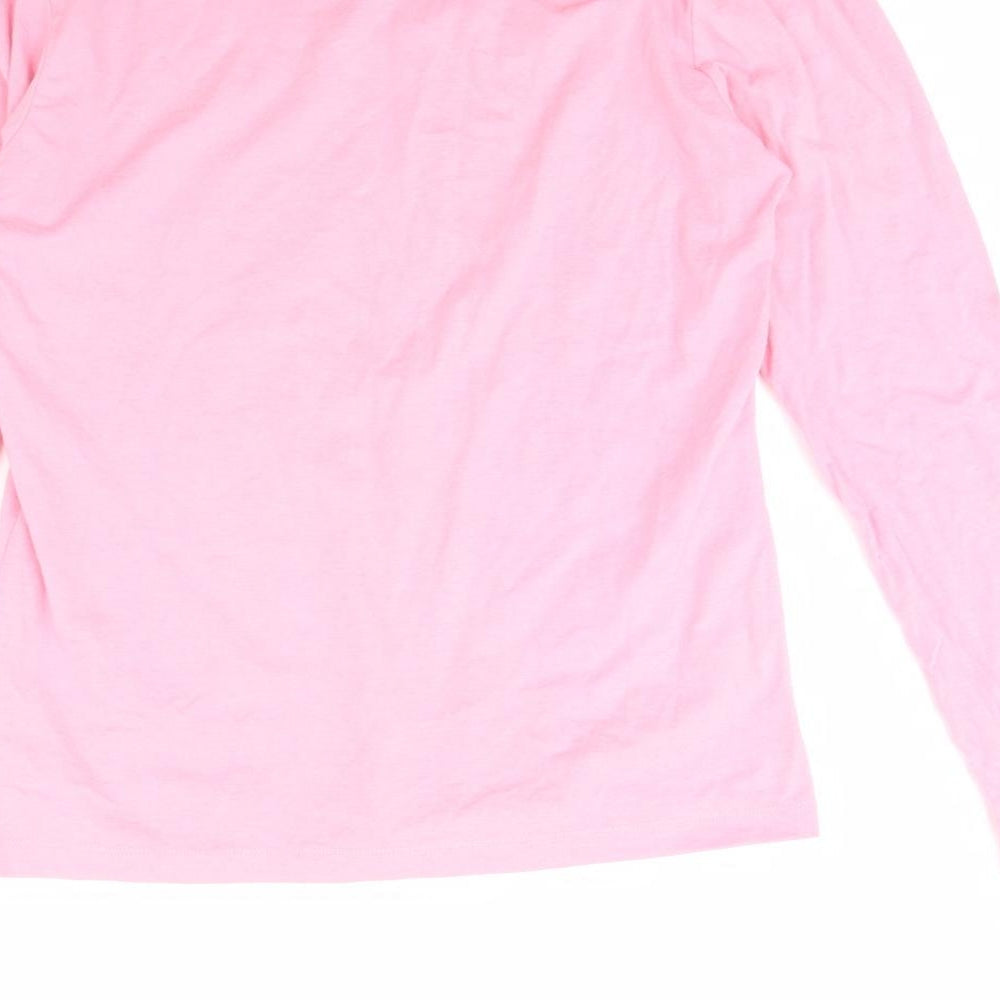 Jack Wills Womens Pink   Basic T-Shirt Size 12